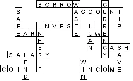 Some Heirs Cash Sources Crossword